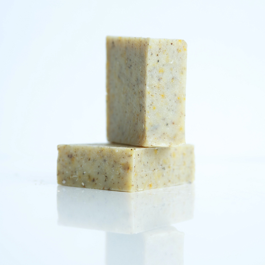 Зелёные листочки натуральное мыло